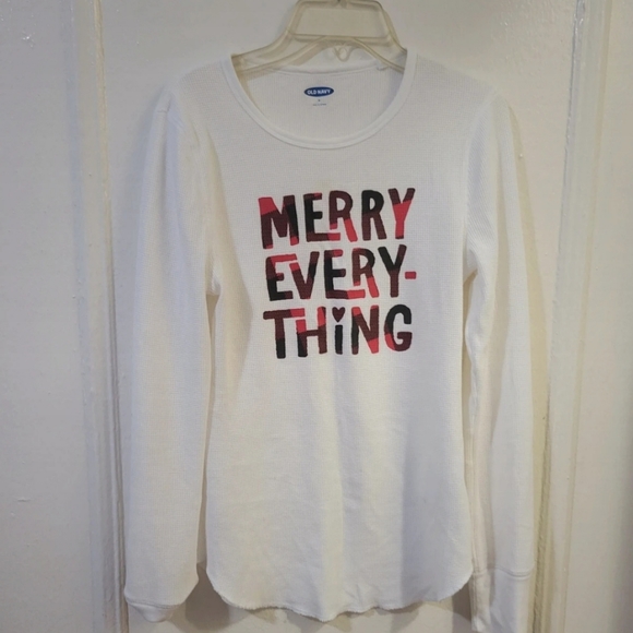 Old Navy Tops - Old Navy Merry Everything Long Sleeved Top Size Medium